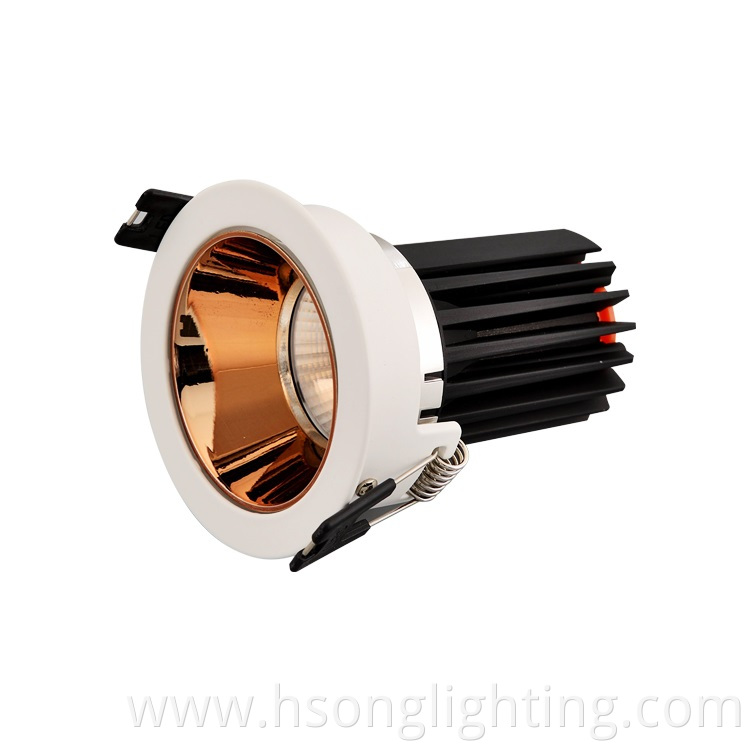 COB Down Light Aluminum Ceiling CE ROHS High Quality 7W LED Panel Downlight